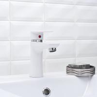 Смеситель умывальник PL6-001F из высокопрочного пластика, белый РМС (80)