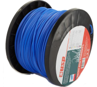 Леска для триммера 4,0 х120м квадрат