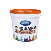 Краска Lazurit для кухни и ванной матовая супербелая 3,0 кг