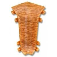 Плинтус Идеал 3Д 55 Классик 206 угол внутренний дуб коньячный 