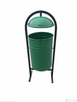 Урна прямая 20л зеленая-----