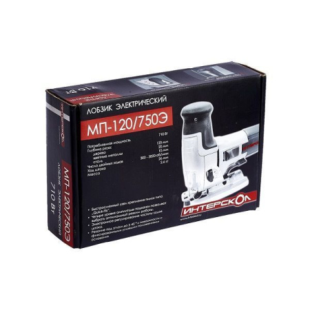 Лобзик электрический 750Вт глубина реза 120мм МП-120/750Э Интерскол---(43)