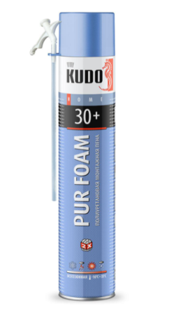 Пена монтажная 30+л всесезонная 1000мл Home Kudo(12)