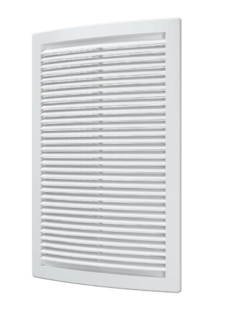 Решетка вентиляционная пластик 200х300 с сеткой 2030РЦ ERA