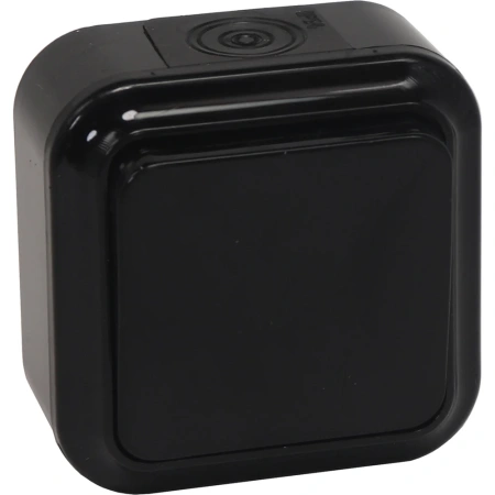 Выключатель о/у 1-кл черный Пралеска IP54 Bylectrica