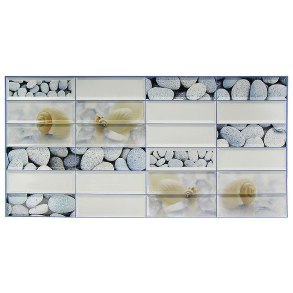 Панель ПВХ  955х480мм Плитка Свежесть