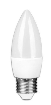 Лампа светодиодная  8,0W Е27 Led 4000К свеча нейтральный свет  Generica