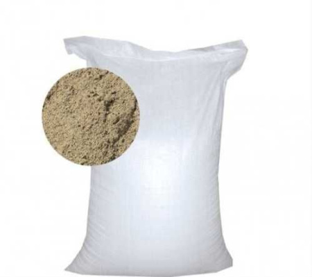 Песок в мешках