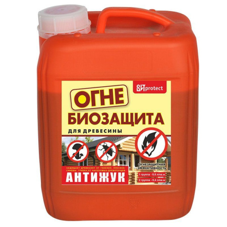 Пропитка огнебиозащитная  5л красная Вит protect