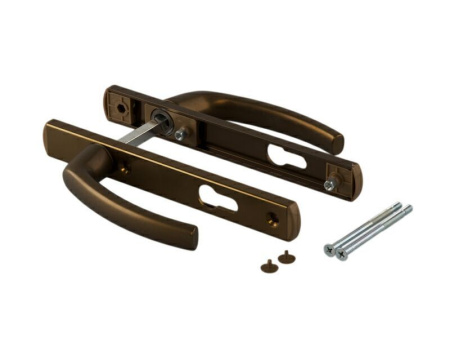 Ручка для пластиковых дверей 85/11 коричневый Булат