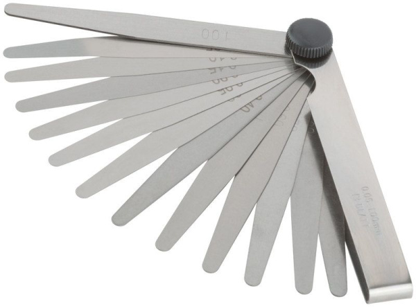 Набор автомобильных щупов 0,05-1мм 20 шт Зубр