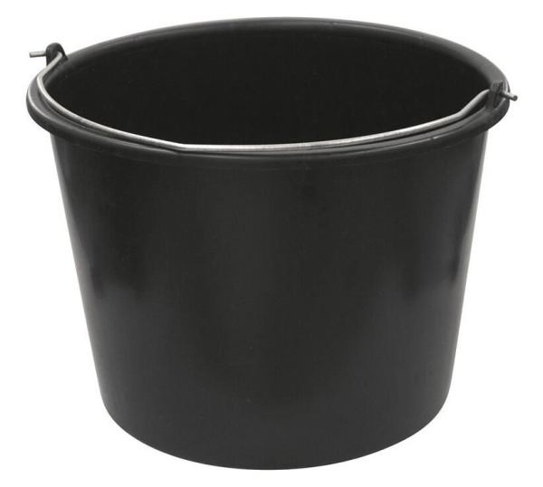 Ведро строительное резинопластик 10л