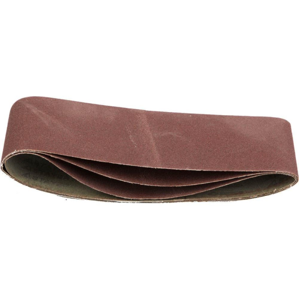 Лента шлифовальная 100х610мм Р320 3шт бесконечная на ткан основе Зубр