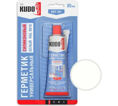 Герметик силиконовый универсальный  85мл KST101 Kudo