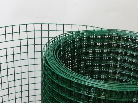 Сетка сварная оцинк с ПВХ 50,0х100,0х2,2 Н=1,5м---