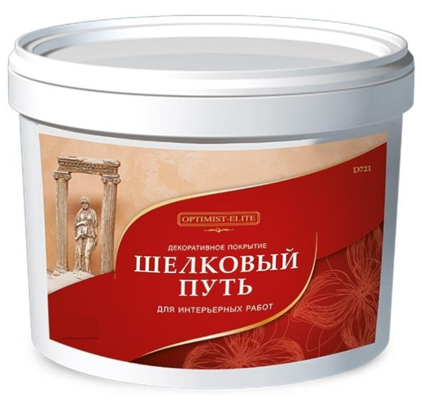 Покрытие декоративное D721 Шелковый путь  5кг Optimist Elite@---